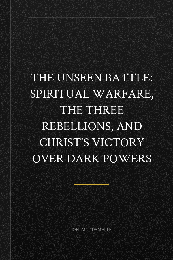 The Unseen Battle: Spiritual Warfare, the Three Rebellions, and Christ's Victory Over Dark Powers