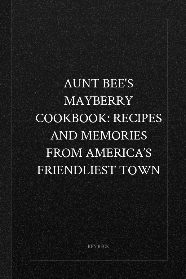 Aunt Bee's Mayberry Cookbook: Recipes and Memories from America’s Friendliest Town