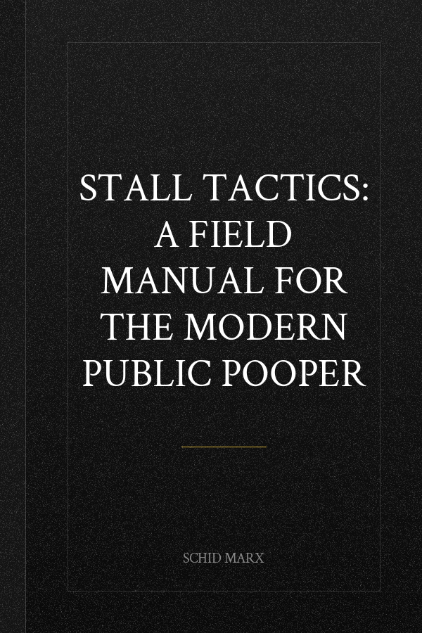 Stall Tactics: A Field Manual for the Modern Public Pooper